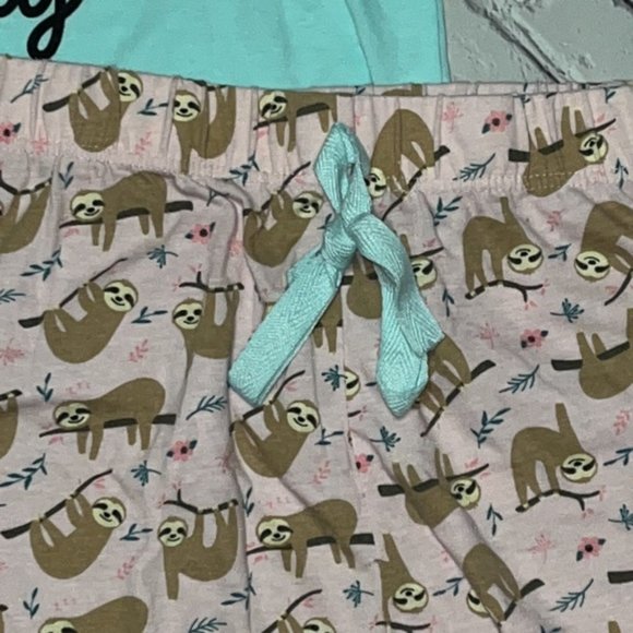Bobbie Brooks Sloth Pajama Short Set, Size 1X - Picture 9 of 10